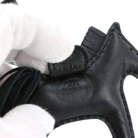 Hermes Herms So Black Rodeo PM Bag Charm with